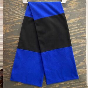 Vintage GAP Colorblock Fleece Scarf Blue Black Unisex